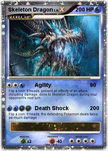 Pokemon Skeleton Dragon