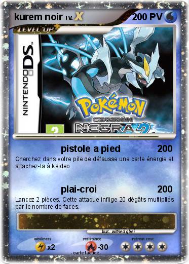 Pokemon kurem noir