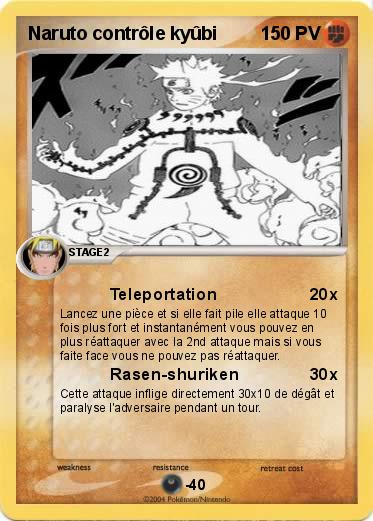 Pokemon Naruto contrôle kyûbi