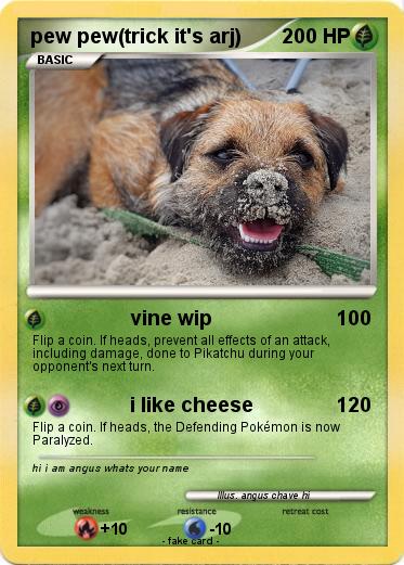 Pokemon pew pew(trick it's arj)