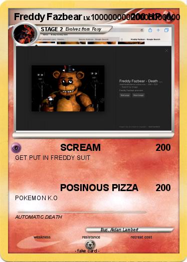 Pokemon Freddy Fazbear