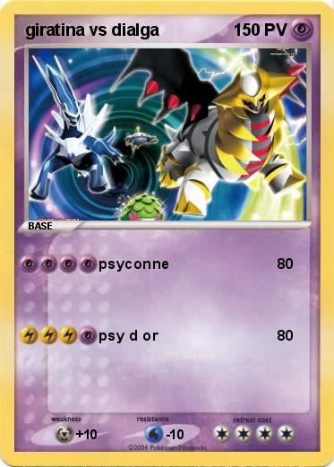 Pokemon giratina vs dialga