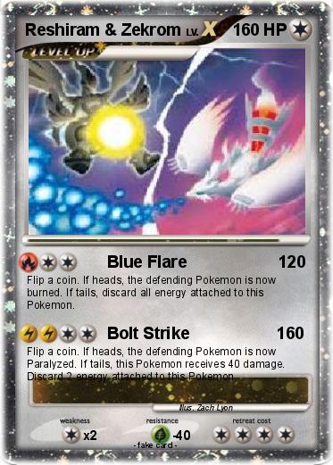 Pokemon Reshiram & Zekrom