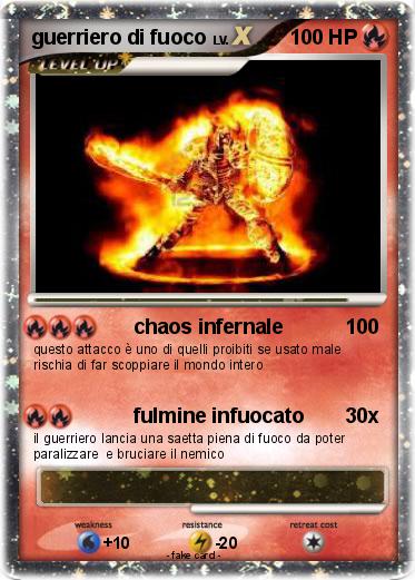 Pokemon guerriero di fuoco