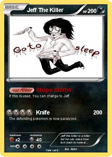 Pokemon Jeff The Killer