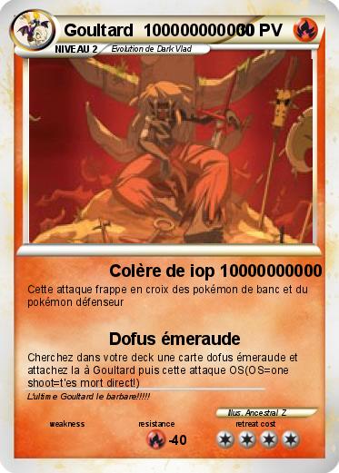 Pokemon Goultard  100000000000