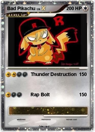 Pokemon Bad Pikachu