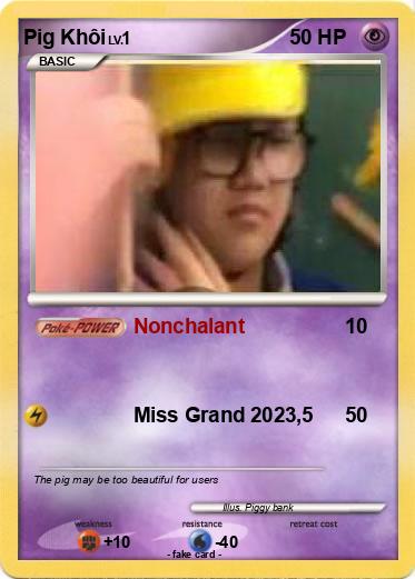 Pokemon Pig Khôi