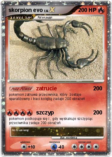 Pokemon skorpion evo