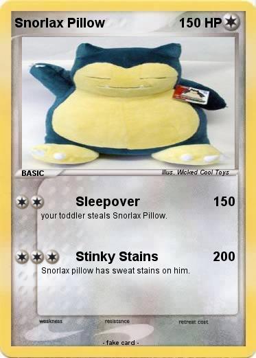 Pokemon Snorlax Pillow