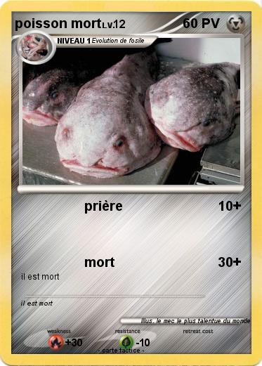 Pokemon poisson mort