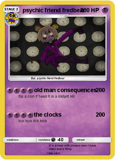 Pokemon psychic friend fredbear