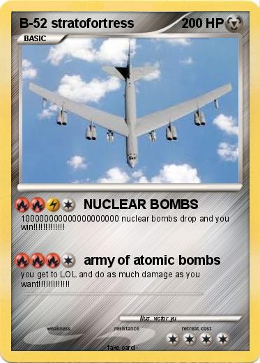 Pokemon B-52 stratofortress