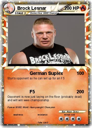 Pokemon Brock Lesnar