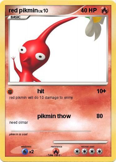 Pokemon red pikmin