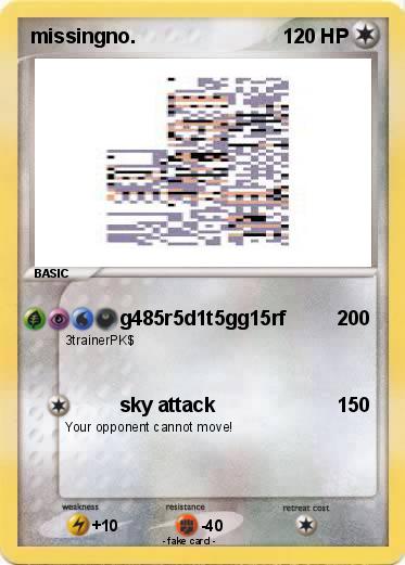 Pokemon missingno.