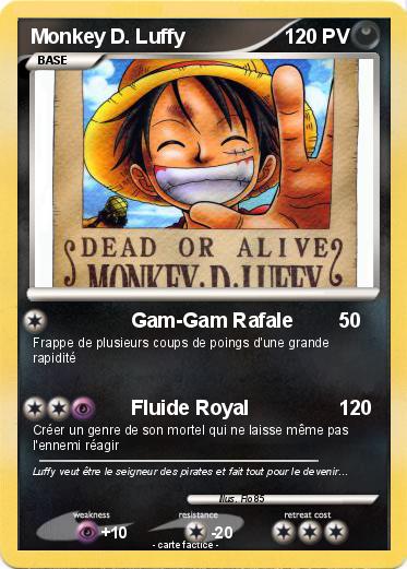 Pokemon Monkey D. Luffy