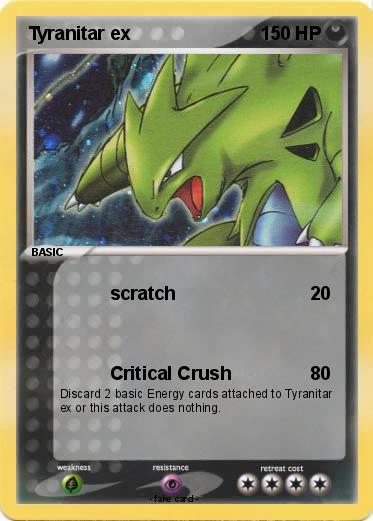 Pokemon Tyranitar ex