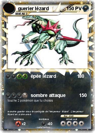 Pokemon guerier lézard
