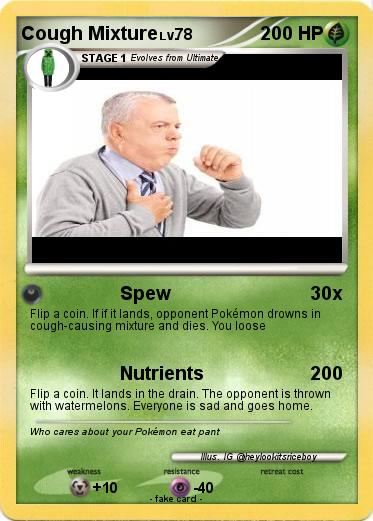 Pokemon Cough Mixture