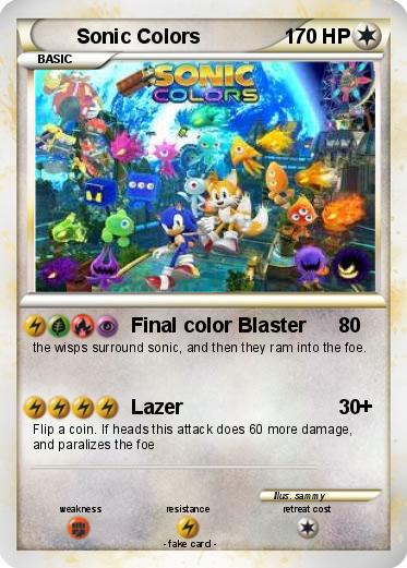 Pokemon Sonic Colors