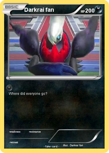 Pokemon Darkrai fan