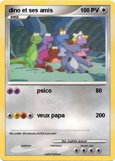 Pokemon dino et ses amis