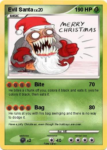 Pokemon Evil Santa