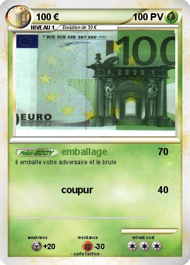 Pokemon 100 €