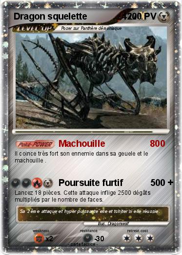 Pokemon Dragon squelette              4