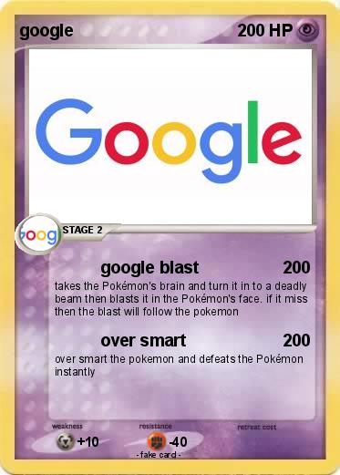 Pokemon google
