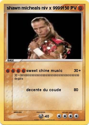 Pokemon shawn micheals niv x 9999