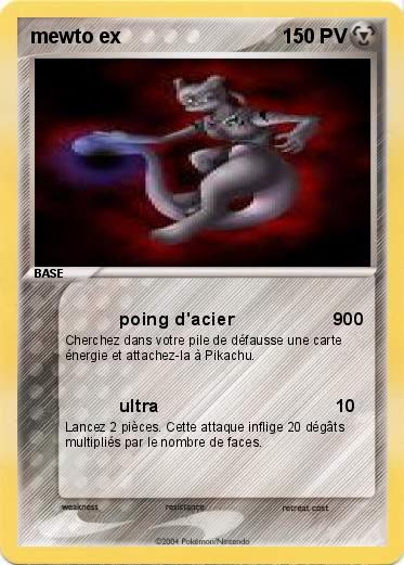 Pokemon mewto ex