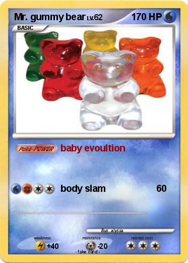 Pokemon Mr. gummy bear