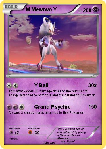 Pokemon M Mewtwo Y