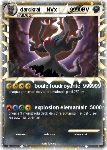 Pokemon darckrai    NVx         99999