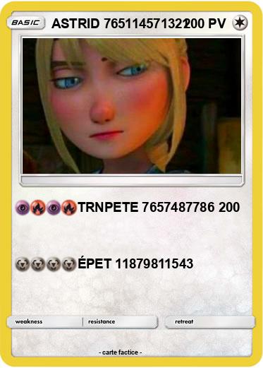 Pokemon ASTRID 765114571321