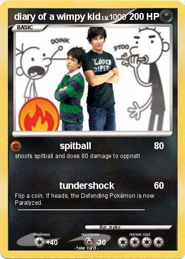 Pokemon diary of a wimpy kid