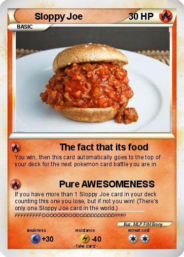 Pokemon Sloppy Joe