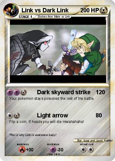 Pokemon Link vs Dark Link