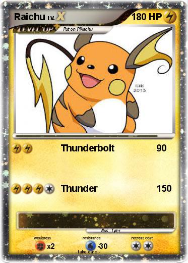 Pokemon Raichu