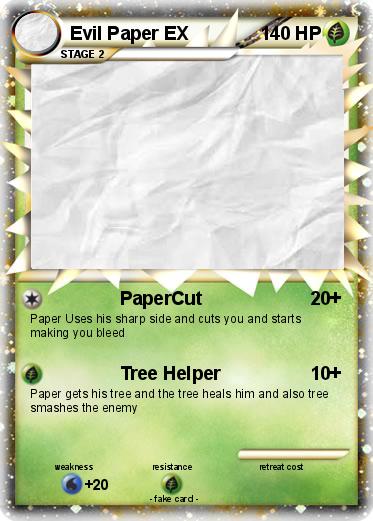 Pokemon Evil Paper EX