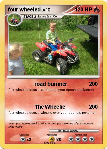 Pokemon four wheeled