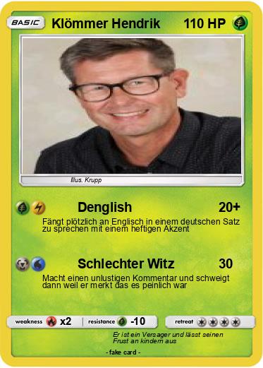 Pokemon Klömmer Hendrik