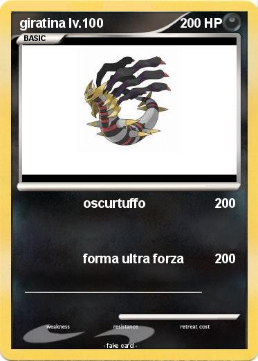 Pokemon giratina lv.100
