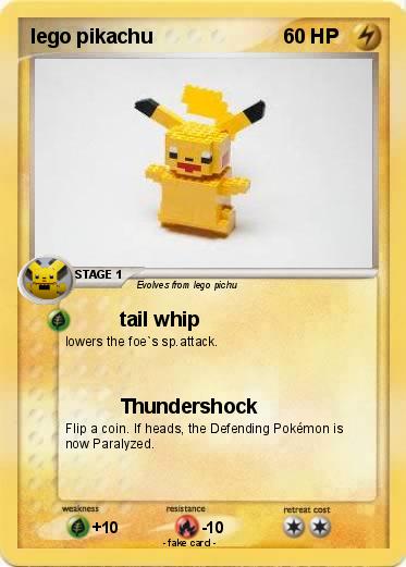 Pokemon lego pikachu