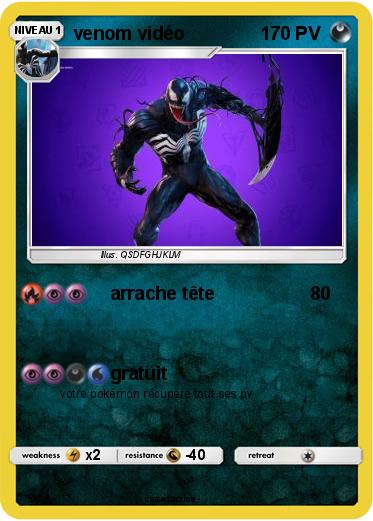 Pokemon venom vidéo