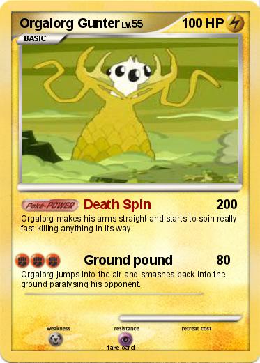 Pokemon Orgalorg Gunter
