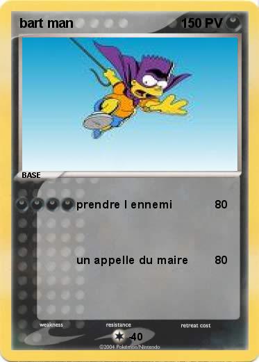 Pokemon bart man                          