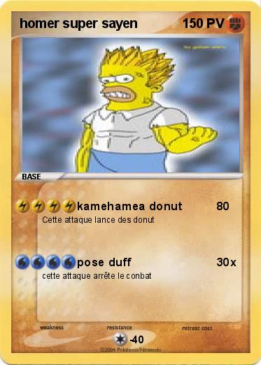 Pokemon homer super sayen                                                                     